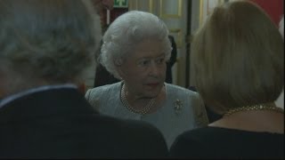 Inside the Queen's Buckingham Palace reception