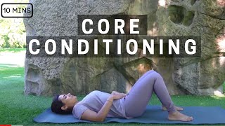 10 Minute Core Conditioning | Indian Yoga Girl