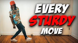 Every Sturdy Dance Move in 1 VIDEO | How to Get Sturdy Tutorial