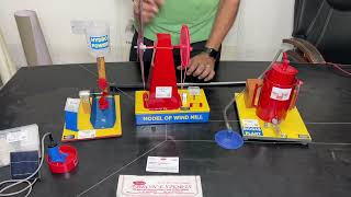 Study Of Working All Models Biogas Plant, Wind Mill, Solar Pump, Hydro Electric Working School Hindi