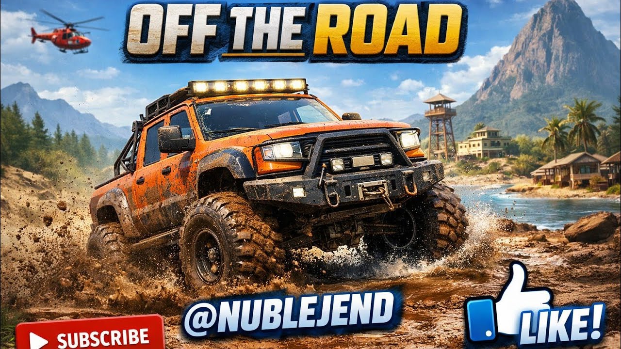 OFF THE ROAD LIVE | Extreme 4x4 Challenge🔥 4x4 Mud King LIVE | No Road Only Danger😱 FREE FIRE MAX☠️