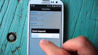 Importing GPS files on to Android screenshot 5