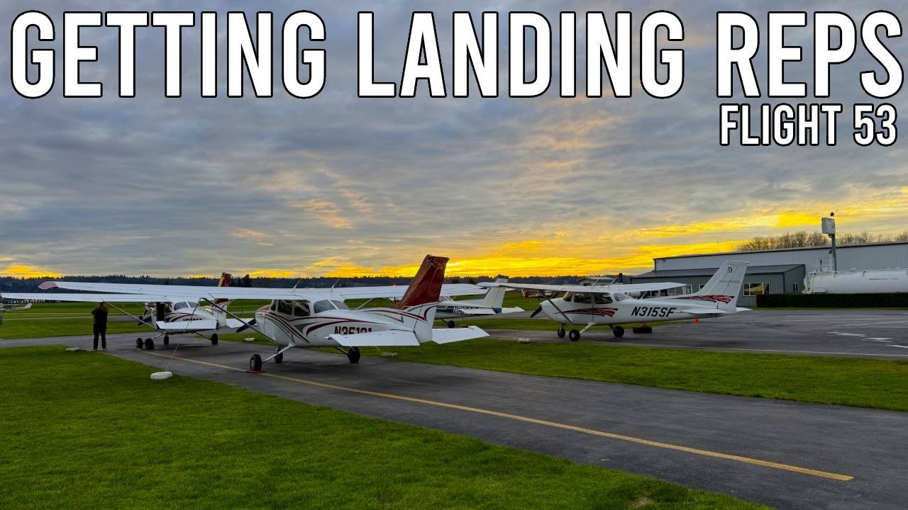 Getting my landing reps in! - Flight 53, Cessna 172S