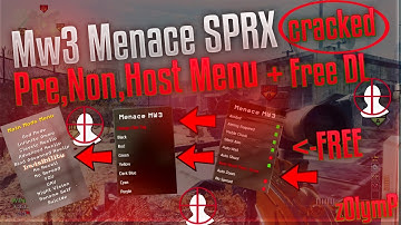 ❖[Mw3/1.24] Menace SPRX cracked (Pre,Non,Host-Menu) + Free Download || zOlymP❖