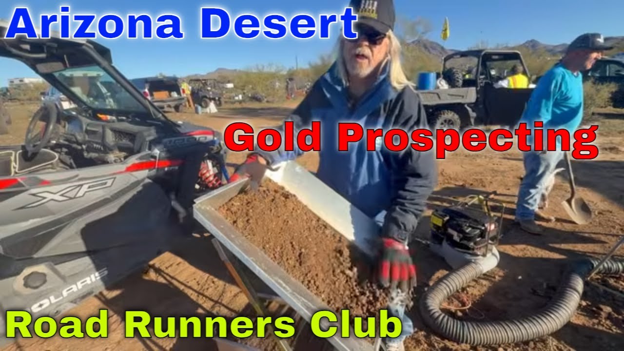 Lots of Folks Prospecting for Gold in Arizona Desert!