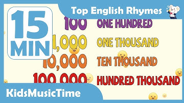 Big Numbers Song and more | + Compilation | KidsMusicTime Nursery Rhymes