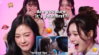 Milk & Love Reacts to their 1st Kissing Scene on screen | Lips sucked