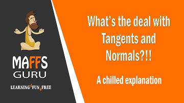 Tangents and normals | Methods 3 and 4 | MaffsGuru