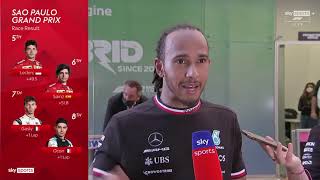 Details F1 2021 Sao Paulo GP | Post Race | Lewis Hamilton Update