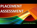 Placement Assessment | Types of Assessment in Education