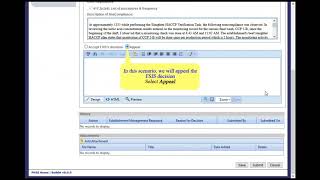 Appeal Noncompliance Records