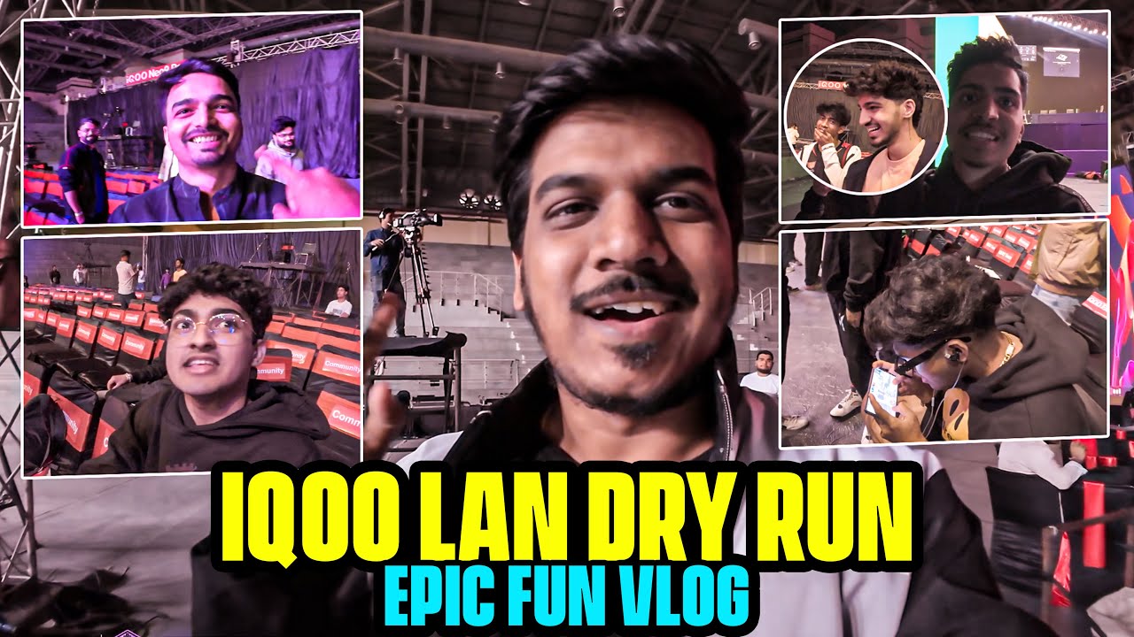 IQOO LAN Dry Run VLOG ft. GOBLIN, JONATHAN & NINJAJOD