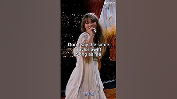 Don’t say the same #taylorswift song as me || #swifties #shorts #viralshort #game #viralvideo #fyp