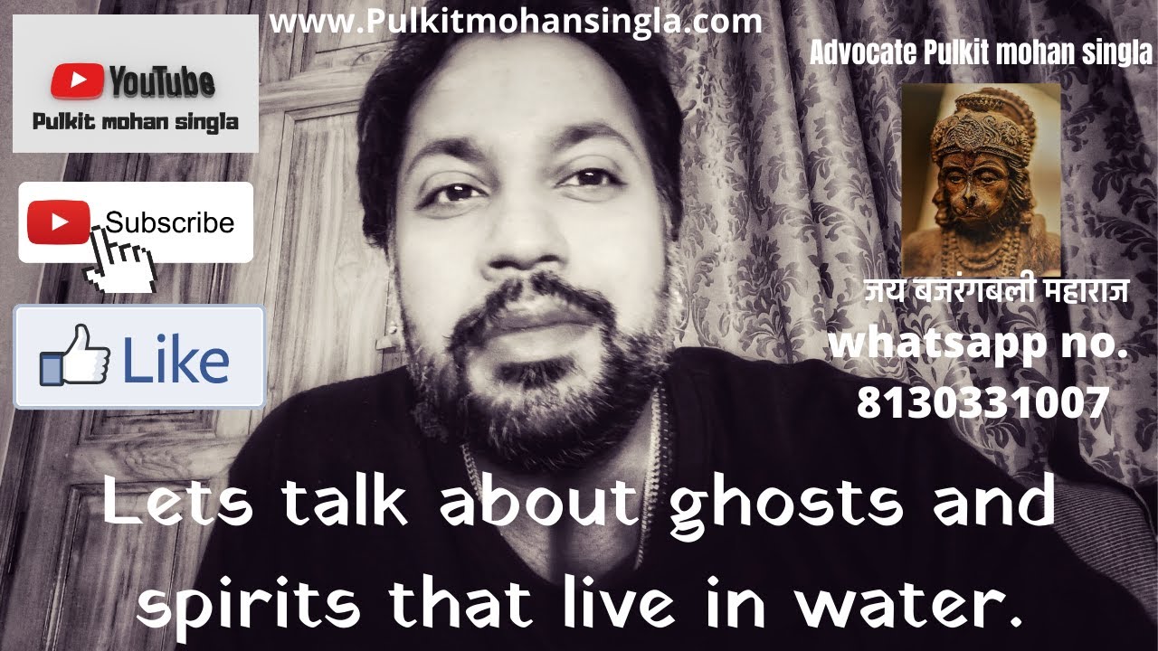 Lets talk about ghosts and spirits that live in water