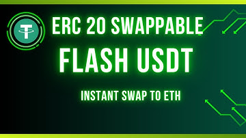 How I swapped flash USDT for 80 ETH | ERC 20 Flash USDT