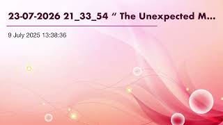 23-07-2026 21_33_54 “ The Unexpected Mission 2 “ Vintage E. Piano  & Strings
