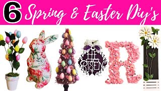 New* 6 HIGH END SPRING & EASTER DOLLAR TREE DIY's