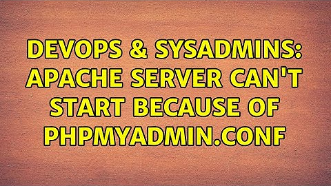 DevOps & SysAdmins: apache server can