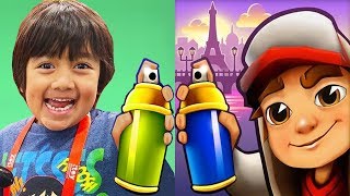 Subway Surfers 2020 vs RYAN'S WORLD Tag with Ryan Gameplay HD screenshot 5