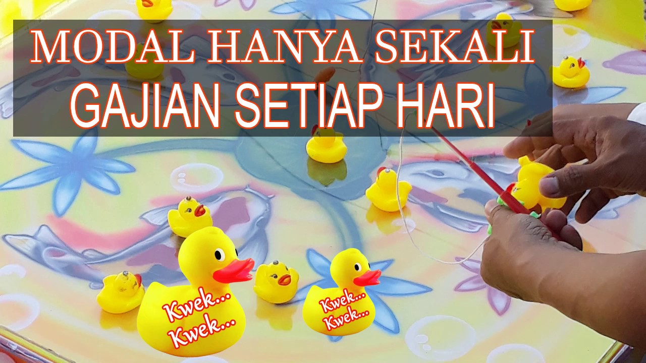 Bisnis Mainan Anak2 Mainan Pancing Bebek Elektrik - YouTube