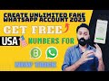 Create Fake Whatsapp account 2022 | How to get US number for WhatsApp
