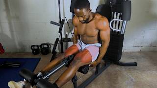 Marcy Multi Gym Leg Extension Demonstration