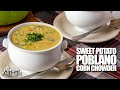 The BEST Sweet Potato Poblano Corn Chowder - Plant-Based, Vegan - Oil Free + Gluten Free Option