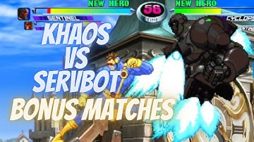 MvC2 - Khaos vs Servbot (Bonus Matches)