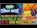 All Good Noodle Star Locations SpongeBob SquarePants Cosmic Shake