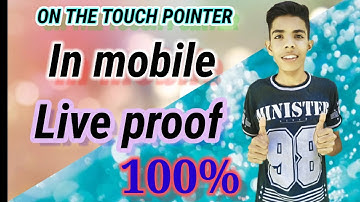 Apane Mobile Ka Touch Pointer Kaise On Kare 💯💯