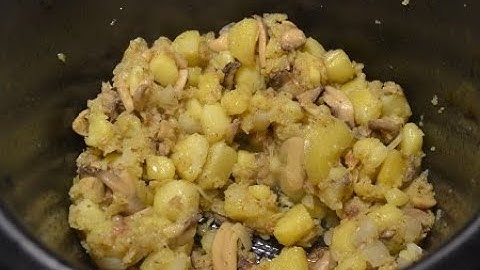 Pommes de terre champignons  rissolées au cookeo