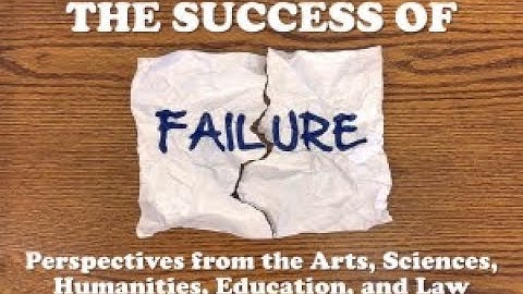 4. The Success of Failure - David Kaiser (Failures in Science from the Perspective of History)