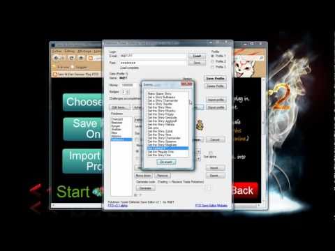 Pokémon Tower Defense Save Editor -- New Video [HD] 