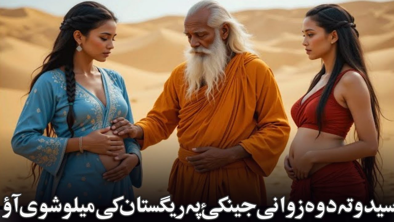 Sadhu ta Registaan k dwa zwani jenaky melo shwe Ek Sadhu Aur 2 Anjaan Ladkiyan pashtu story
