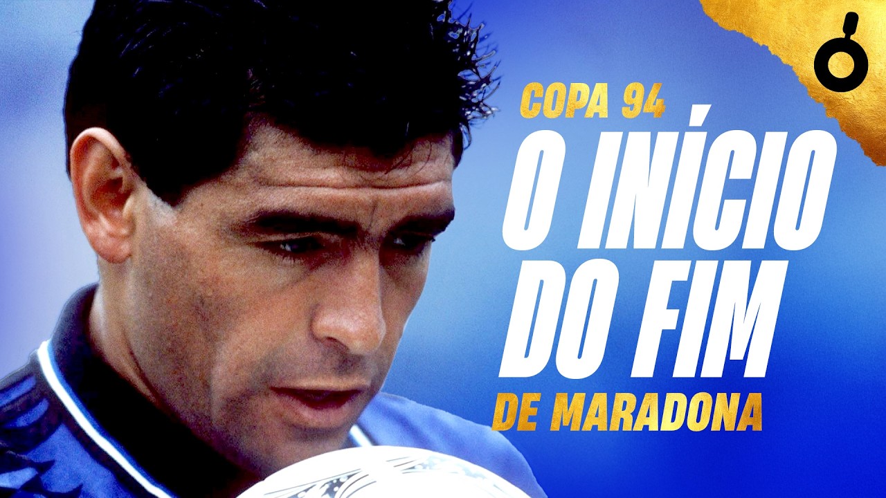 MAIOR JOGADOR DA COPA DE 94 foi expulso INJUSTAMENTE? Esse foi o FIM de DIEGO MARADONA