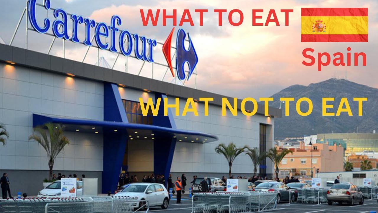 shopping-in-a-spanish-supermarket-carrefour-youtube