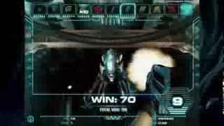 Aliens™ Netent Casino slot machine with free spins, gratis spins, bonus game screenshot 1