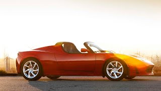 Tesla roadster exclusive first view ...