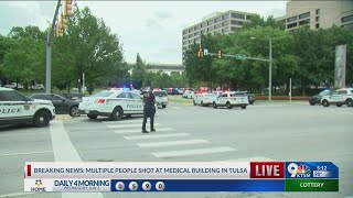 Multiple people shot near Tulsa hospital, suspected shooter dead: police