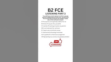 B2 First (FCE) Listening Practice Test 2024 - Part 3 #b2firstlisteningtests #learningenglish #fce