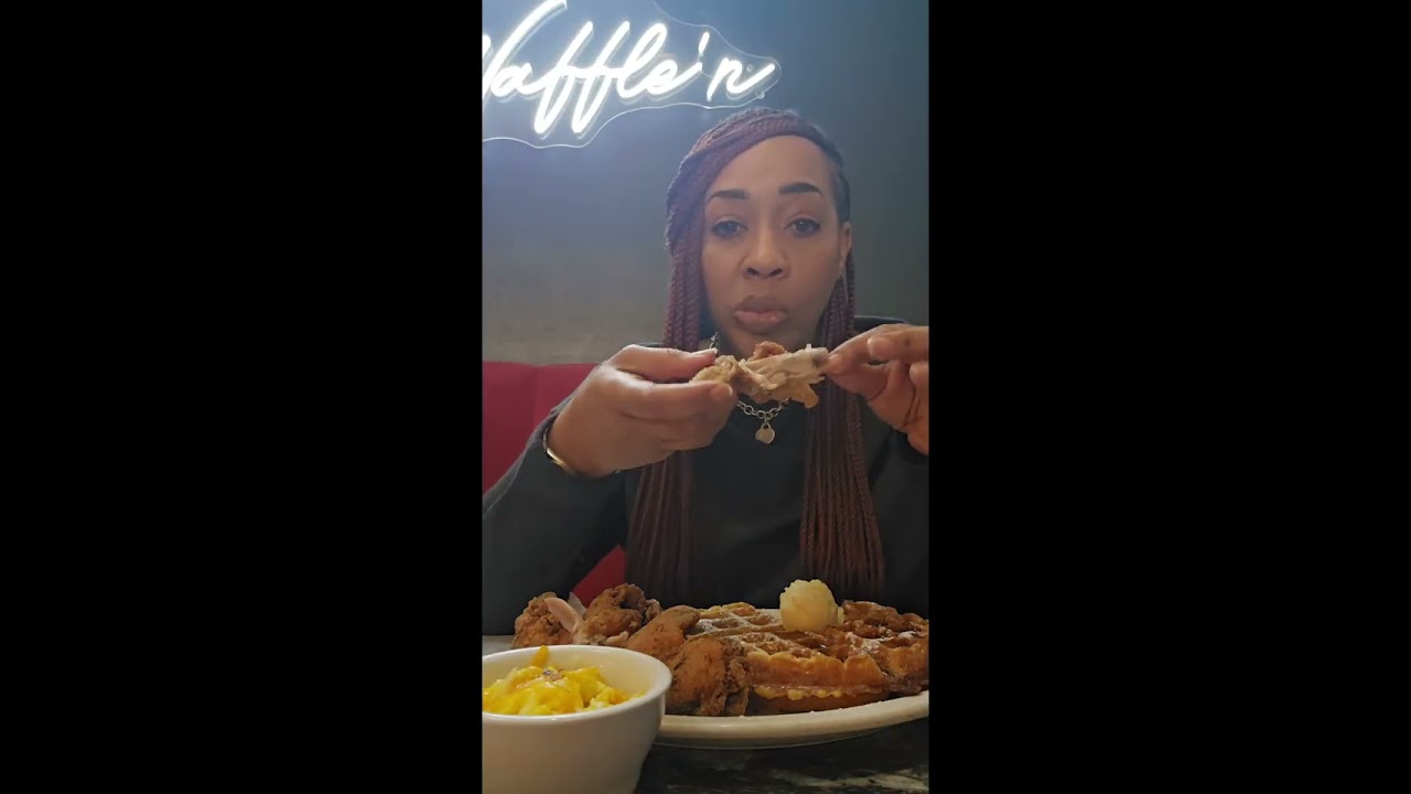 I went on a self date. From Johnny's Chicken & Waffles, to Trap boxing class. 