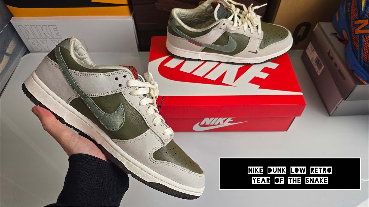 Nike Dunk Low Retro Year of the Snake - On Feet and Check - Nice