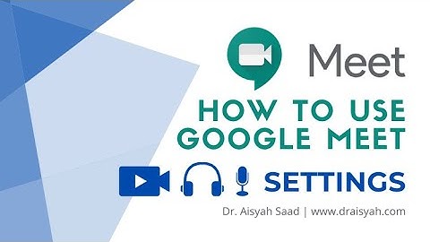 GOOGLE MEET | Video and Audio Settings for Poor Internet or Low Bandwidth Teaching and Presenting