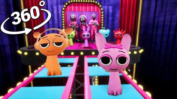 Incredibox Sprunki Cross a Glass Bridge | 360° VR Animation