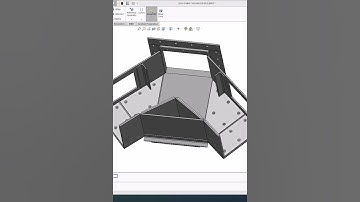 Two-Way Chute #solidworks #آموزش سالیدورکس