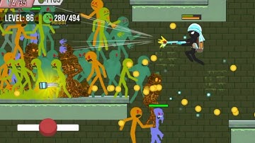 The Sewer Chapter 6 Under Passage Level 86-87 Stickman Zombie Shooter game