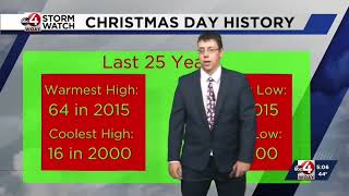 Christmas Day Weather History for 2025