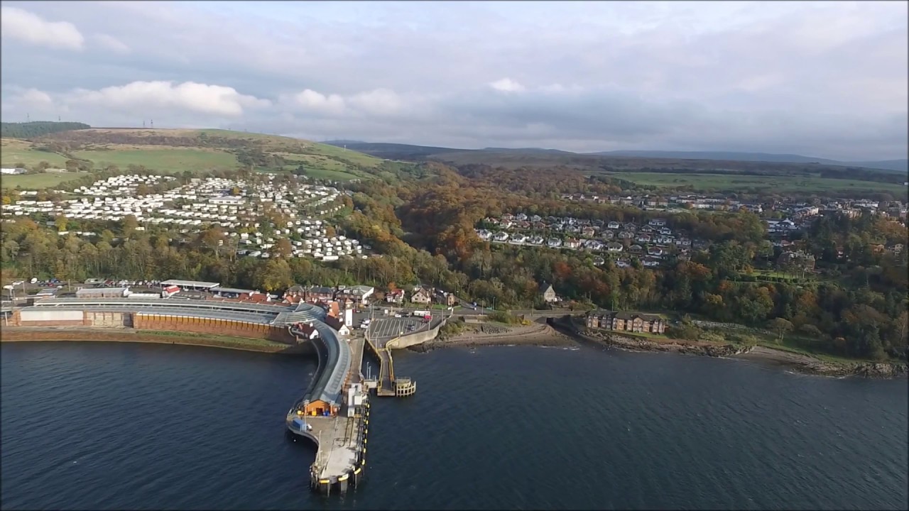 Aerial Views of Skelmorlie North Ayrshire Scotland YouTube