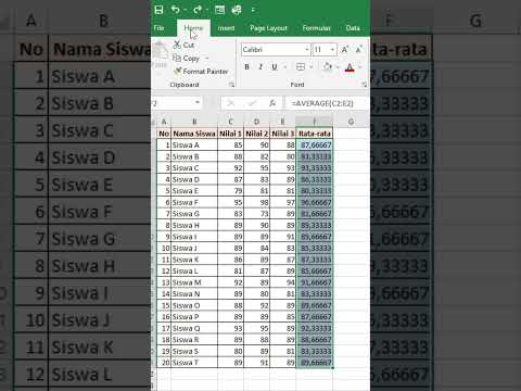 Cara Tercepat Membulatkan