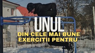 Unul din cele mai bune exerciții pentru partea superioară PIEPT, UMERI ȘI TRICEPS #calisthenics